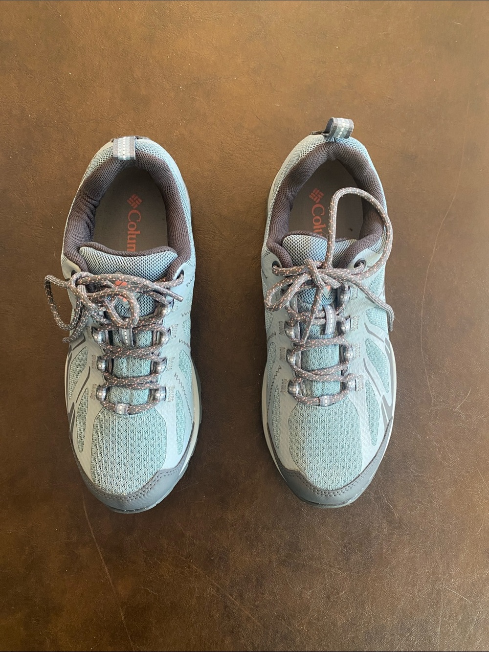 Columbia Womens Light Blue Trail Sneakers